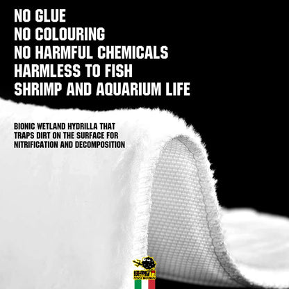 MOYUBUYBUY Tappetino Filtrante per Acquario x2 – Simulazione Palude Naturale, Alta Capacità Filtrante